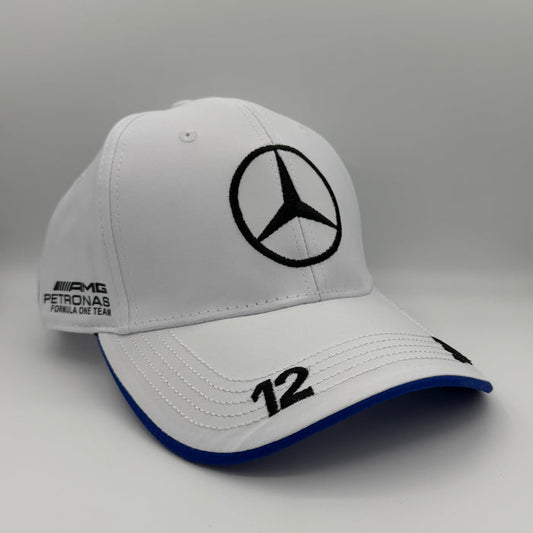Mercedes Kimi 2026 ADI Driver White Cap - White