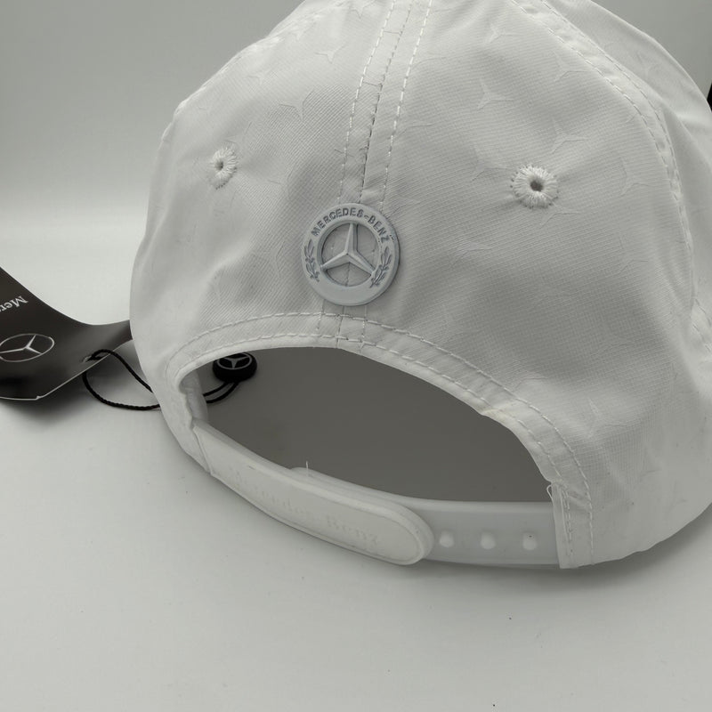 Mercedes White Stealth Cap 2025 | Racing Cap | Sportcify |