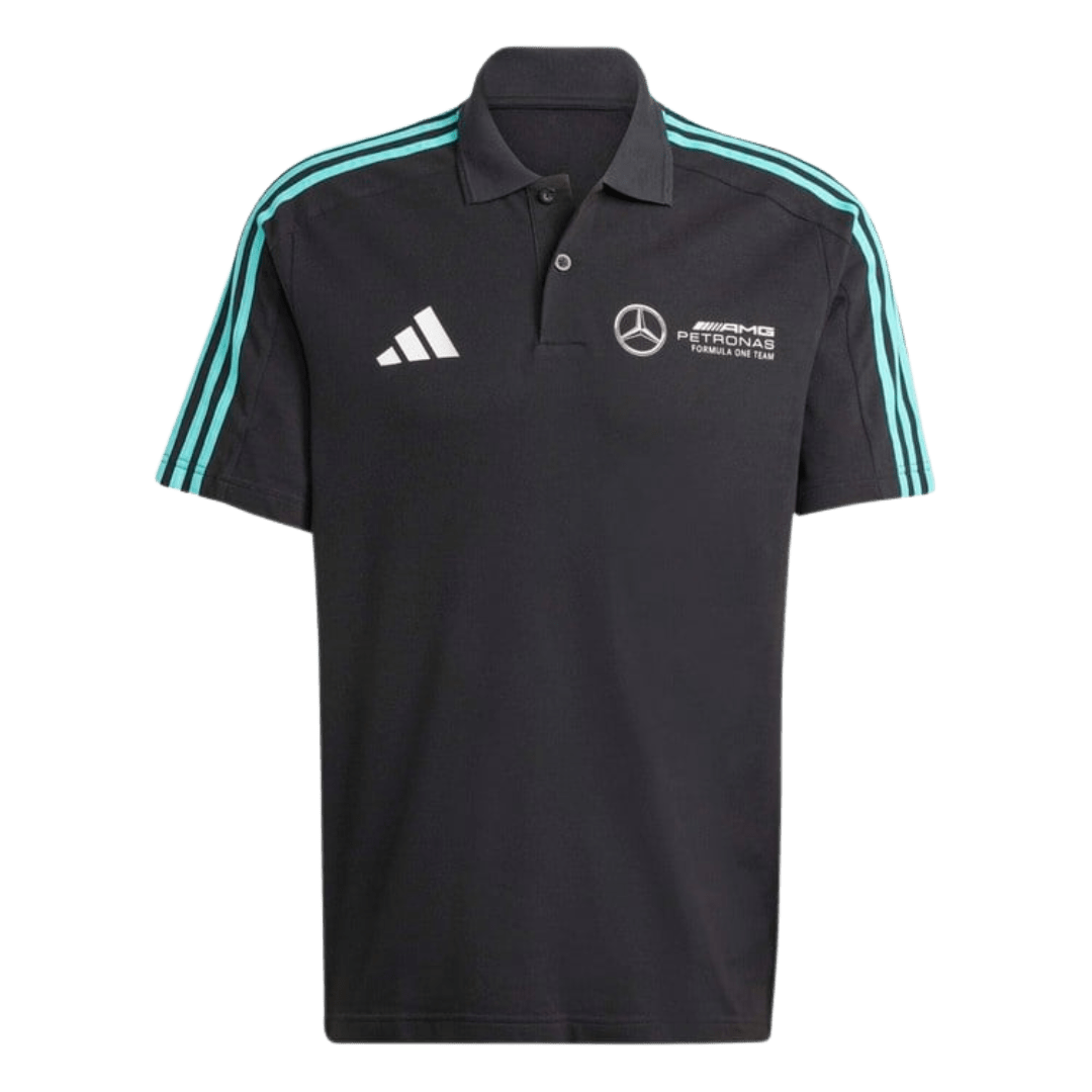 Mercedes Claasic F1 2025 Team Polo - Black | Formula One Polo Shirt | Sportcify |
