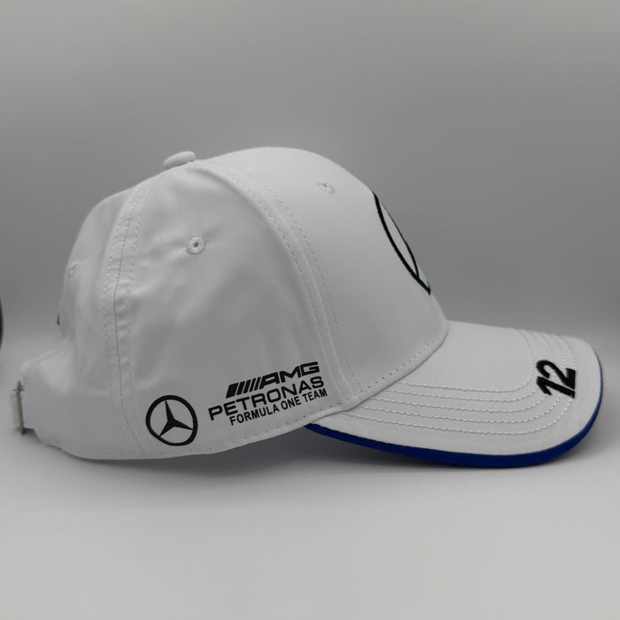 Mercedes Kimi 2026 ADI Driver White Cap - White