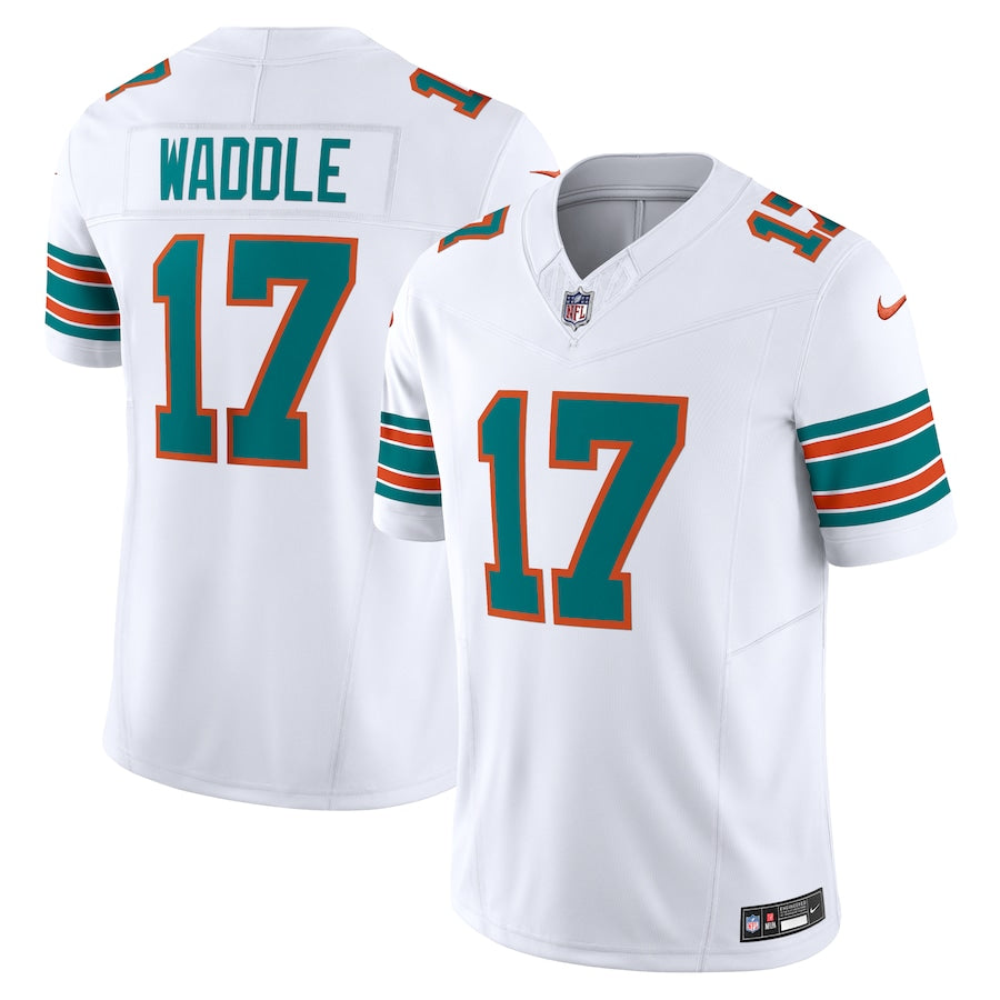 Miami Dolphins Jaylen Waddle White Vapor Jersey - Sportcify High Quality American Football Jerseys | NFL Jerseys