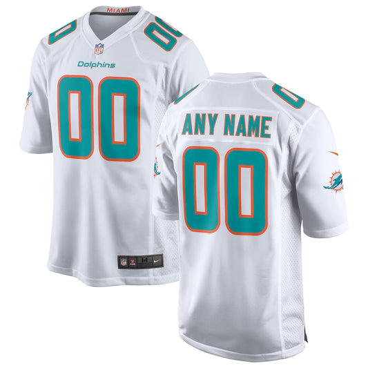 Miami Dolphins White Custom Game Jersey - Sportcify High Quality American Football Jerseys | NFL Jerseys