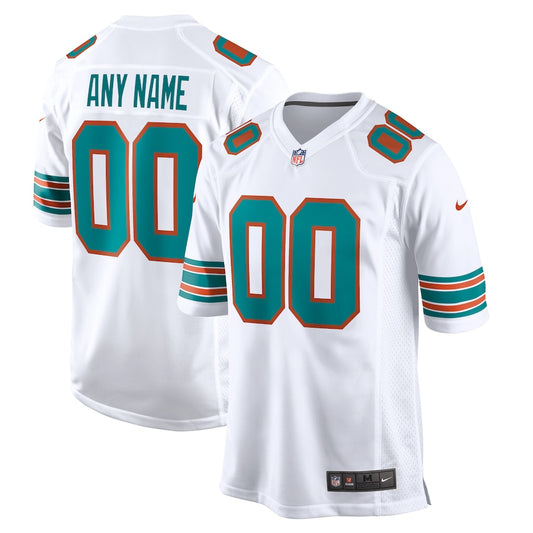 Miami Dolphins Game Secondary Alternate Jersey - White - Custom - Sportcify High Quality American Football Jerseys | NFL Jerseys