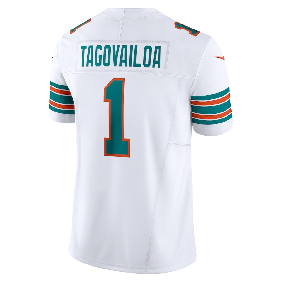 Miami Dolphins Tua Tagovailoa White Vapor Jersey - Sportcify High Quality American Football Jerseys | NFL Jerseys