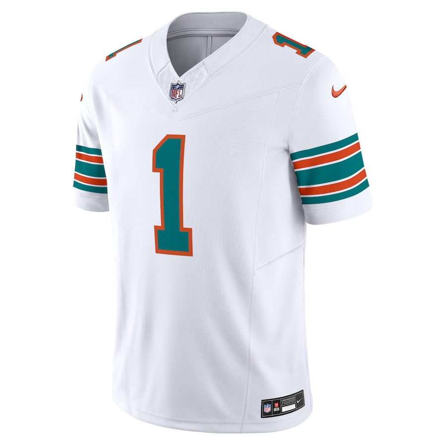 Miami Dolphins Tua Tagovailoa White Vapor Jersey - Sportcify High Quality American Football Jerseys | NFL Jerseys