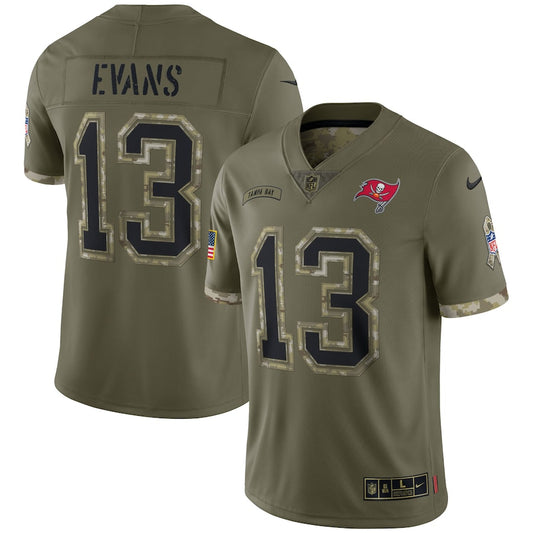 Mike Evans Olive Tampa Bay Buccaneers 2022 Salute To Service Limited Jersey - Sportcify High Quality American Football Jerseys | NFL Jerseys