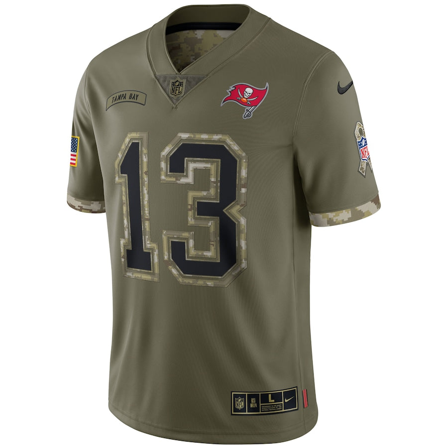 Mike Evans Olive Tampa Bay Buccaneers 2022 Salute To Service Limited Jersey - Sportcify High Quality American Football Jerseys | NFL Jerseys