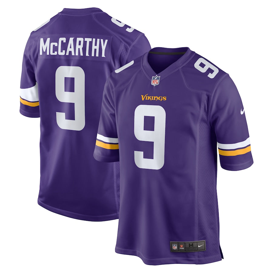 Minnesota Vikings J.J. McCarthy Purple 2024 NFL Draft First Round Pick Player Game Jersey - Sportcify High Quality American Football Jerseys | NFL Jerseys