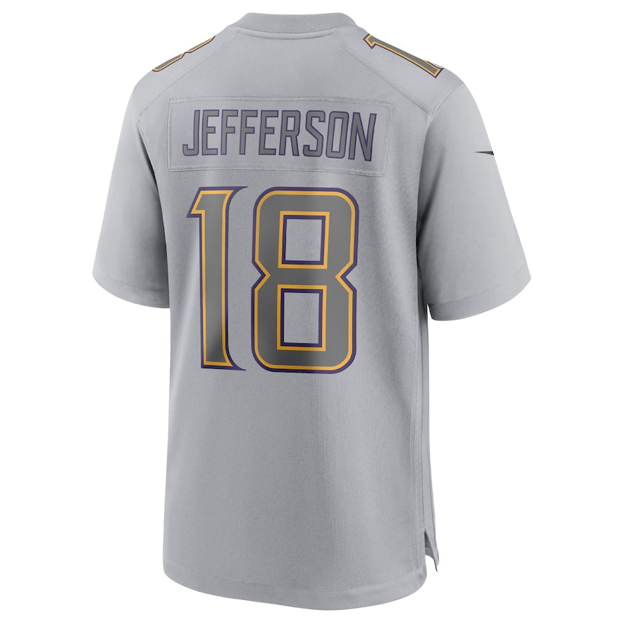 Minnesota Vikings Justin Jefferson Gray Atmosphere Fashion Game Jersey - Sportcify High Quality American Football Jerseys | NFL Jerseys