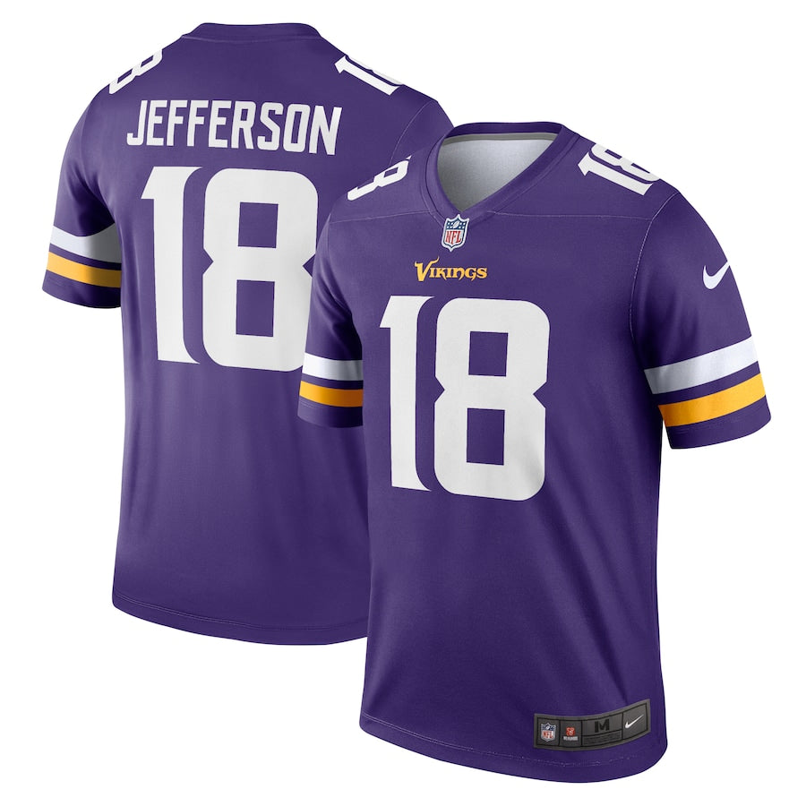 Minnesota Vikings Justin Jefferson Purple Legend Jersey - Sportcify High Quality American Football Jerseys | NFL Jerseys