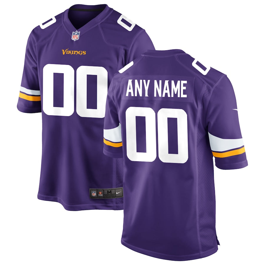 Minnesota Vikings Purple Custom Game Jersey - Sportcify High Quality American Football Jerseys | NFL Jerseys