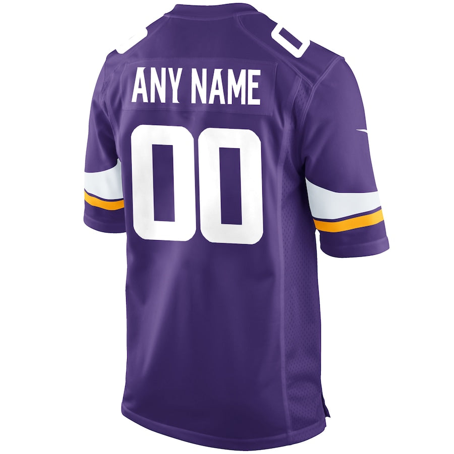 Minnesota Vikings Purple Custom Game Jersey - Sportcify High Quality American Football Jerseys | NFL Jerseys