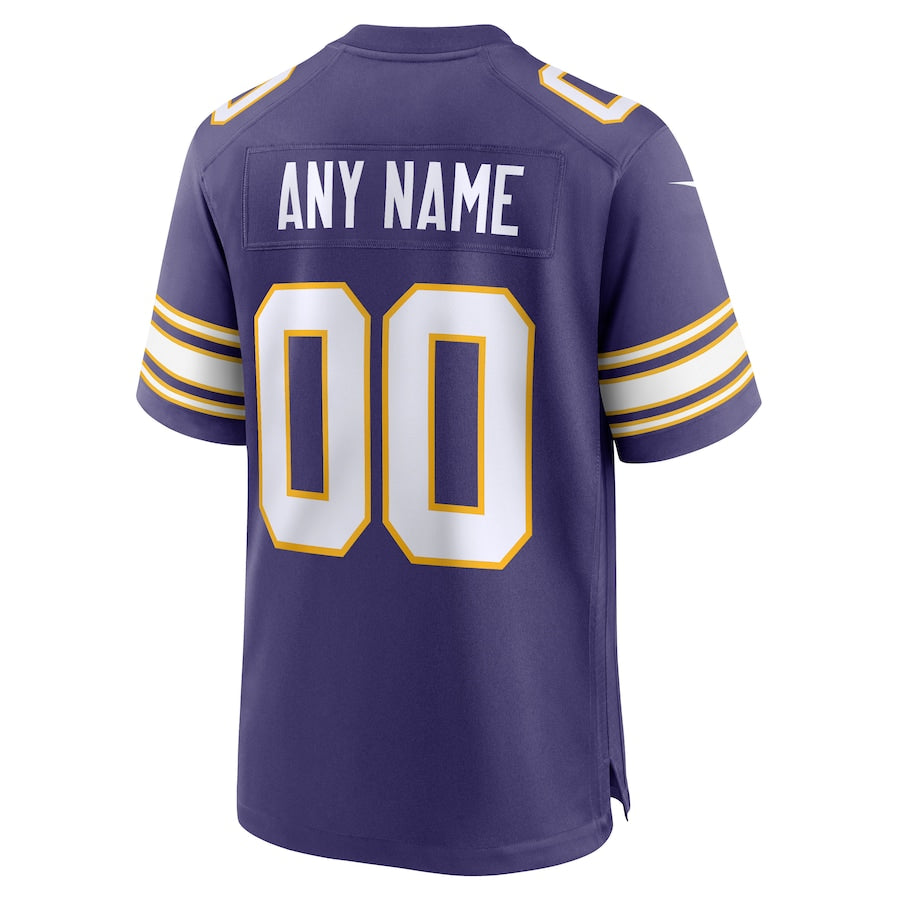 Minnesota Vikings Purple Classic Custom Game Jersey - Sportcify High Quality American Football Jerseys | NFL Jerseys