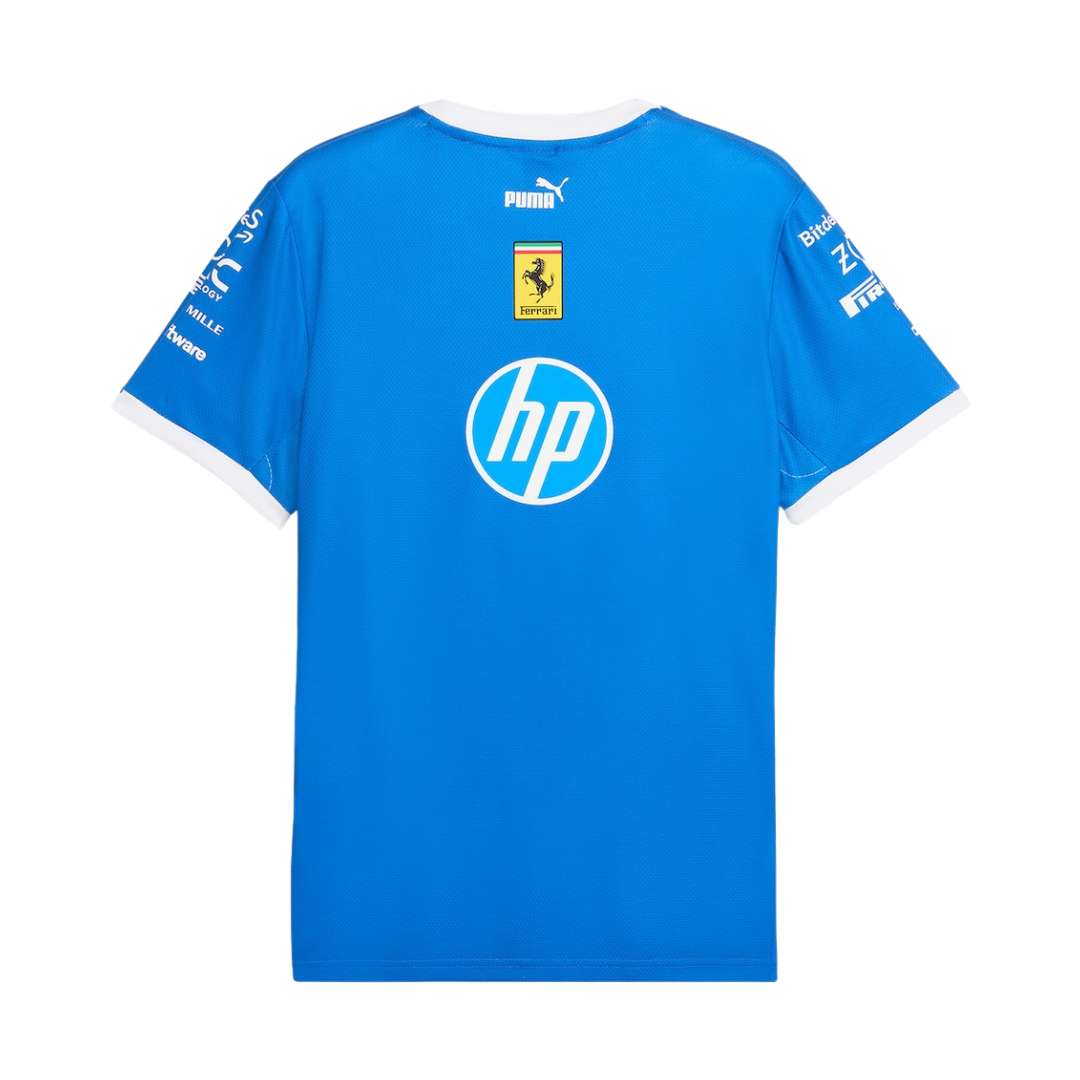 Ferrari 2025 Team Special Edition Monza T-Shirt - Blue