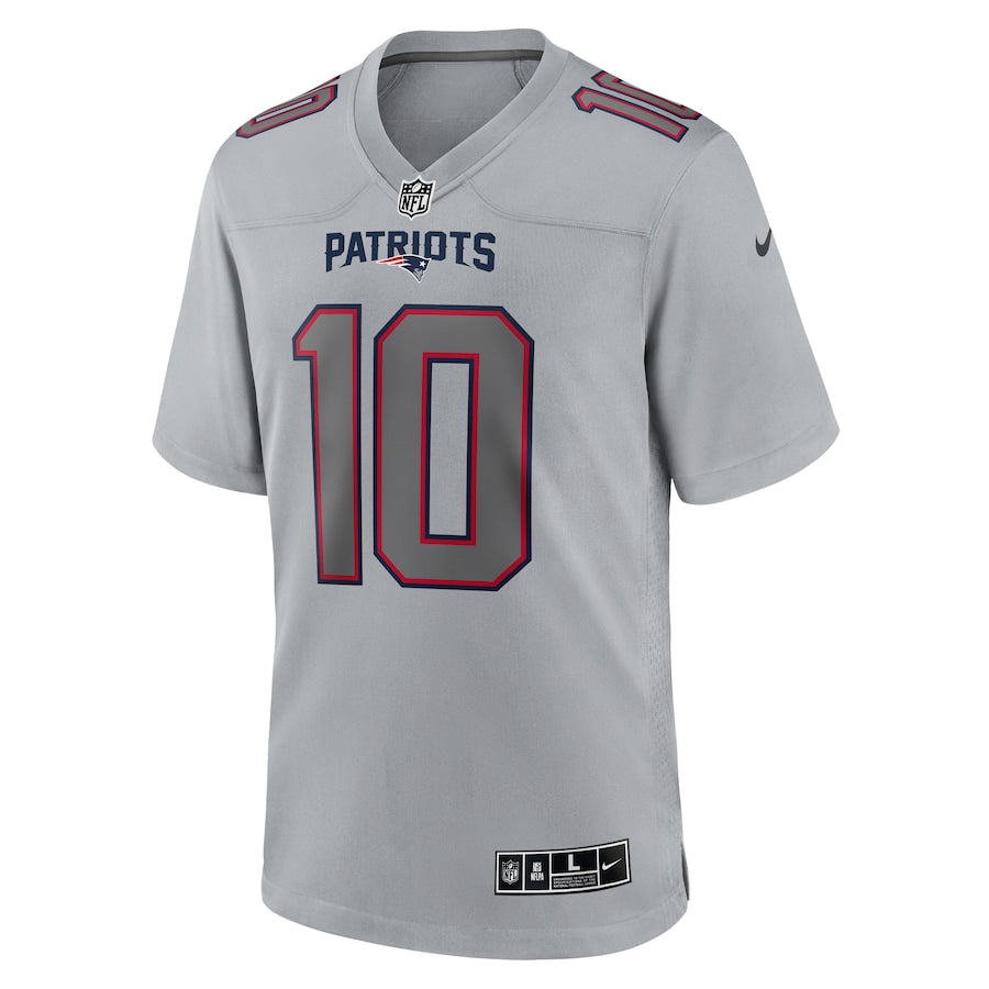 New England Patriots Mac Jones Gray Atmosphere Fashion Game Jersey - Sportcify High Quality American Football Jerseys | NFL Jerseys