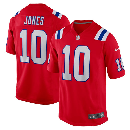 New England Patriots Mac Jones Red Alternate Game Jersey - Sportcify High Quality American Football Jerseys | NFL Jerseys