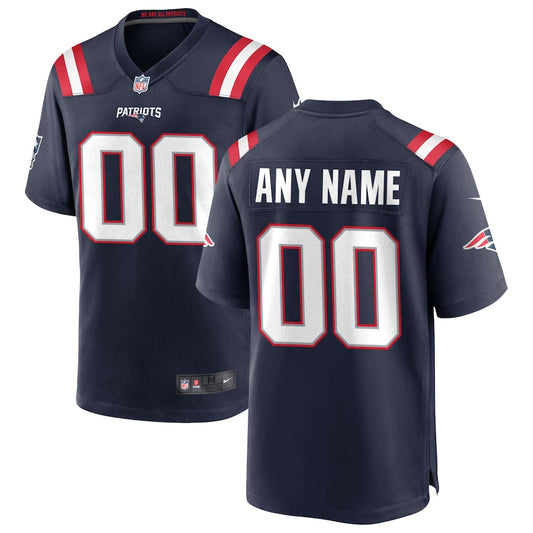 New England Patriots Navy Custom Game Jersey - Sportcify High Quality American Football Jerseys | NFL Jerseys