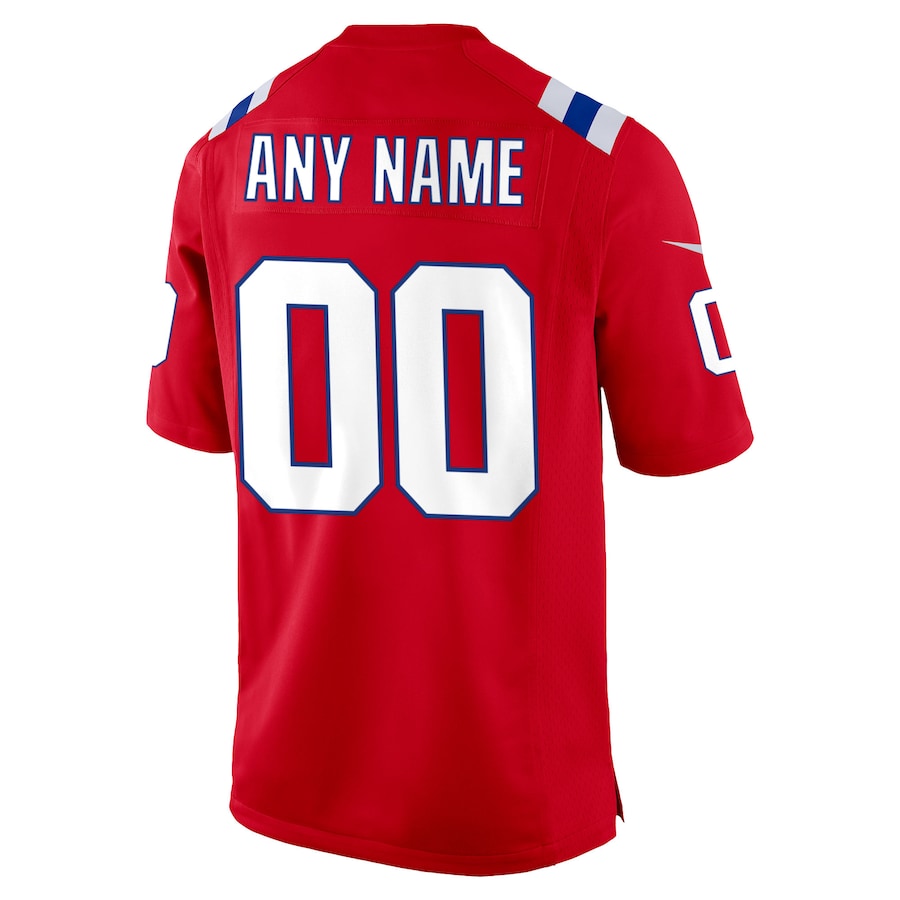 New England Patriots Red Alternate Custom Jersey - Sportcify High Quality American Football Jerseys | NFL Jerseys