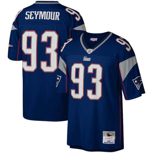 New England Patriots Richard Seymour Mitchell & Ness Navy Legacy Replica Jersey - Sportcify High Quality American Football Jerseys | NFL Jerseys