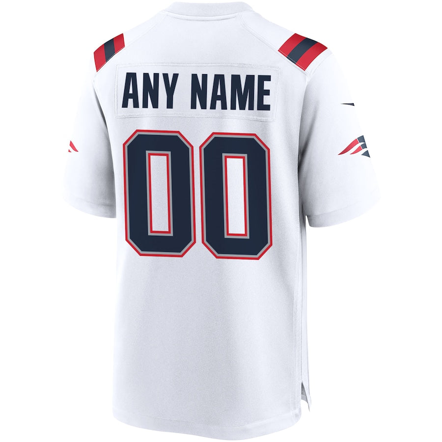 New England Patriots White Custom Game Jersey - Sportcify High Quality American Football Jerseys | NFL Jerseys