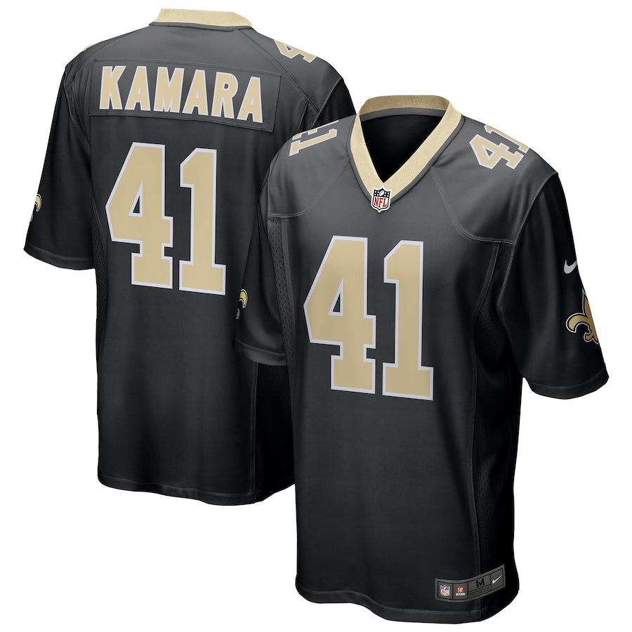 New Orleans Saints Alvin Kamara Black Game Jersey - Sportcify High Quality American Football Jerseys | NFL Jerseys