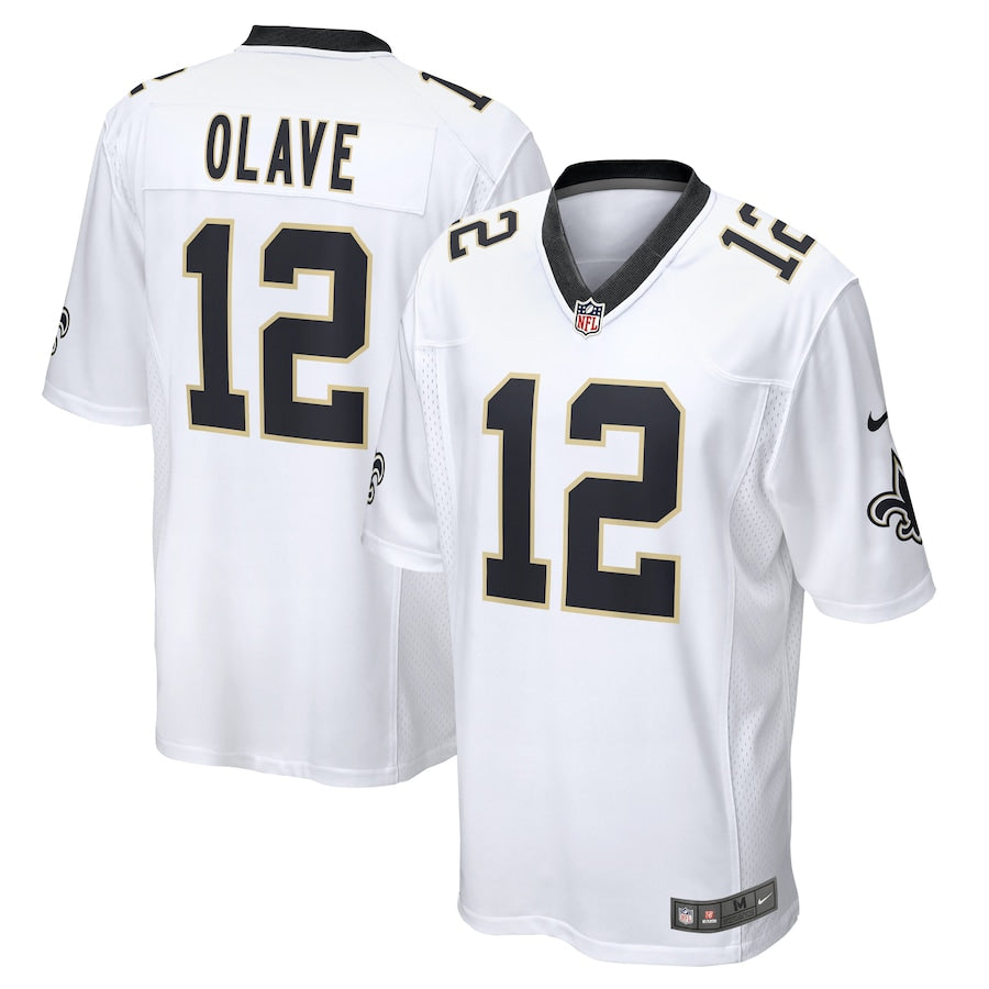 New Orleans Saints Chris Olave White Game Player Jersey - Sportcify High Quality American Football Jerseys | NFL Jerseys