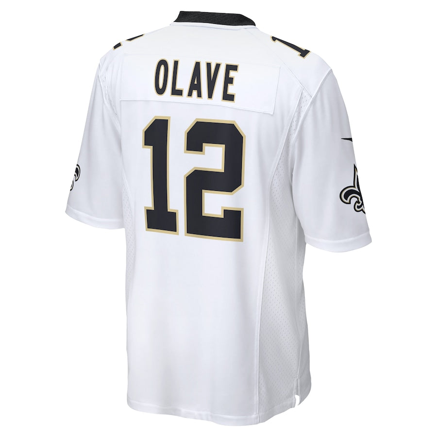 New Orleans Saints Chris Olave White Game Player Jersey - Sportcify High Quality American Football Jerseys | NFL Jerseys