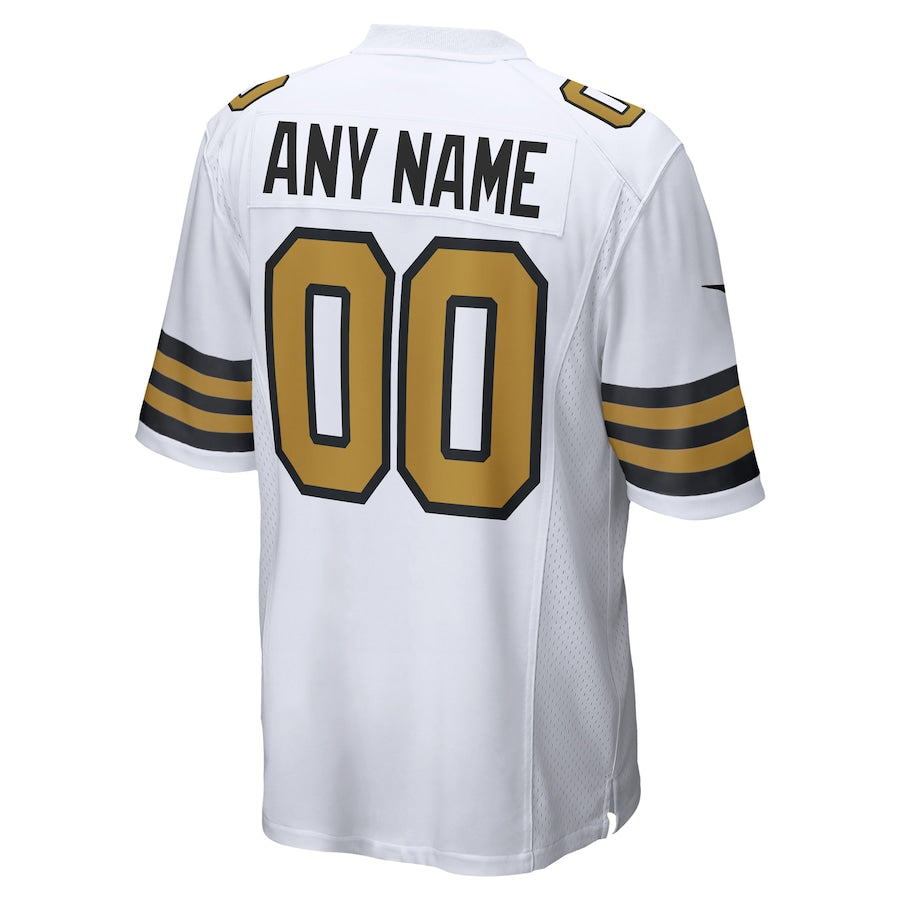 New Orleans Saints White Alternate Custom Game Jersey - Sportcify High Quality American Football Jerseys | NFL Jerseys