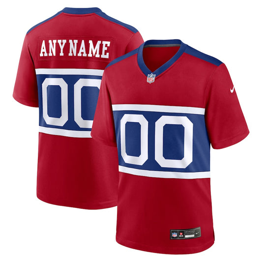 New York Giants Century Red Alternate Game Custom Jersey - Sportcify High Quality American Football Jerseys | NFL Jerseys