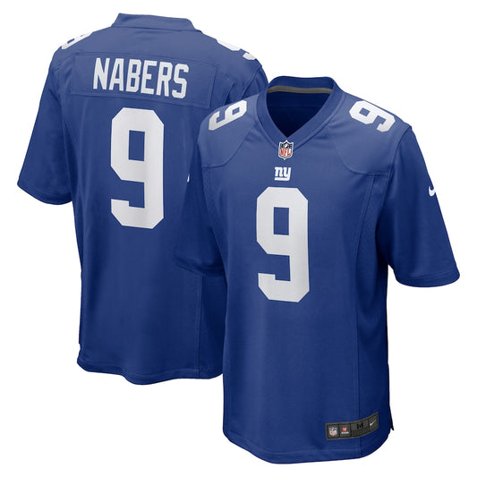 New York Giants Malik Nabers Royal 2024 NFL Draft First Round Pick Player Game Jersey - Sportcify High Quality American Football Jerseys | NFL Jerseys