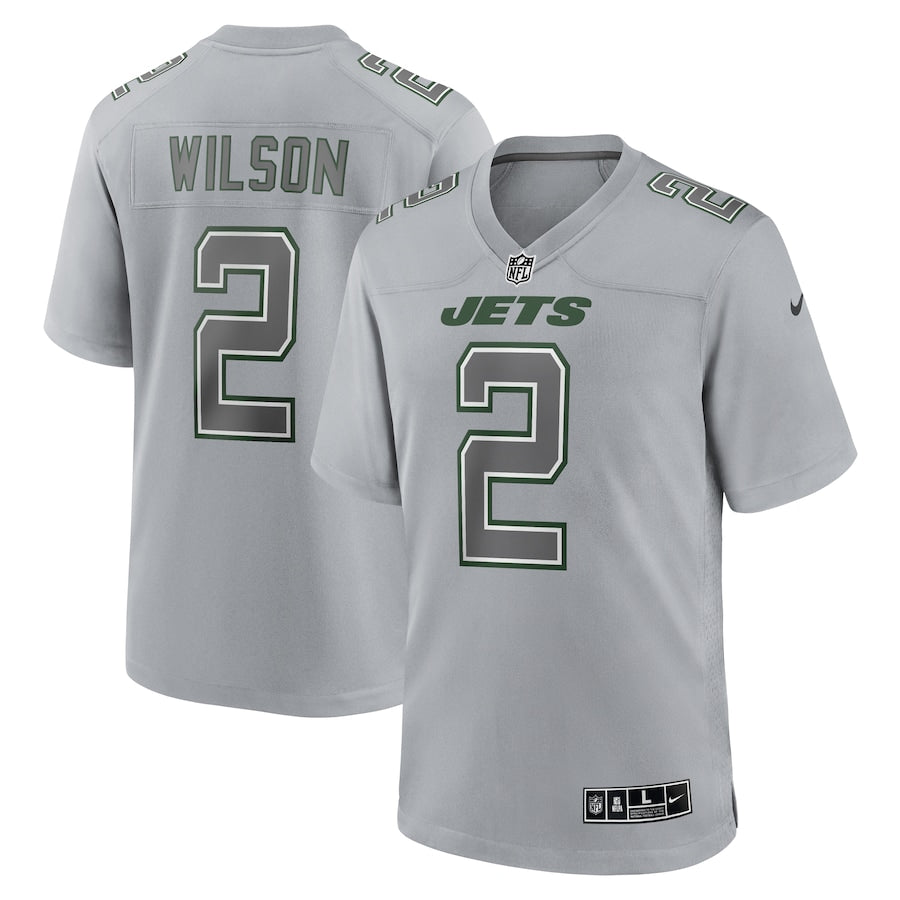 New York Jets Zach Wilson Nike Gray Atmosphere Fashion Game Jersey - Sportcify High Quality American Football Jerseys | NFL Jerseys