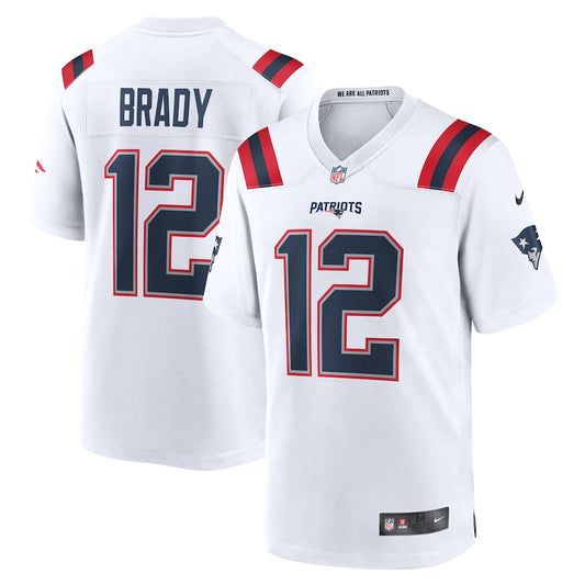 New England Patriots Tom Brady White Retired Game Jersey - Sportcify High Quality American Football Jerseys | NFL Jerseys