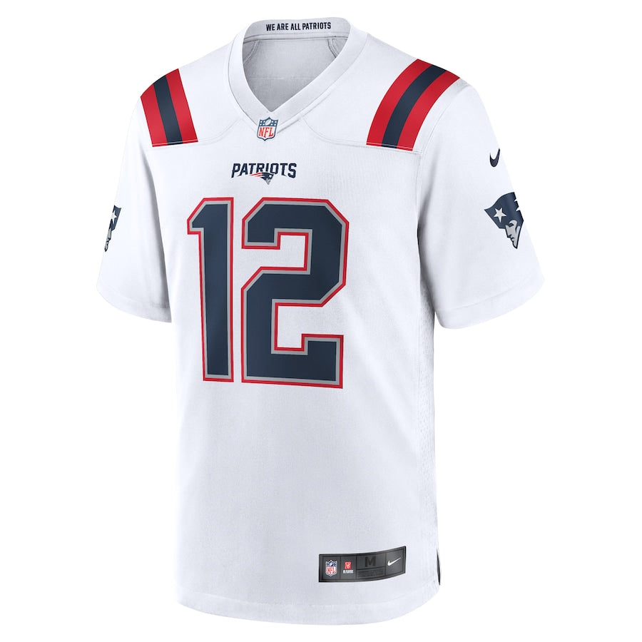 New England Patriots Tom Brady White Retired Game Jersey - Sportcify High Quality American Football Jerseys | NFL Jerseys