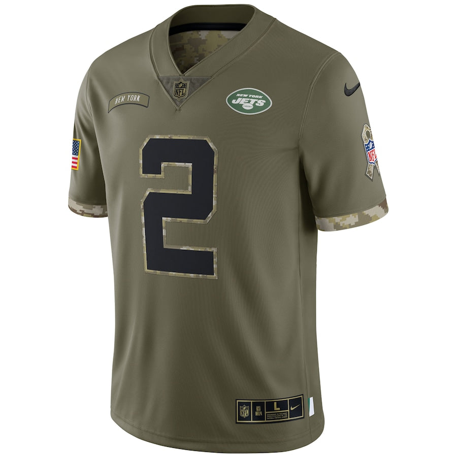 New York Jets Nike Olive 2022 Salute To Service Limited Jersey - Sportcify High Quality American Football Jerseys | NFL Jerseys