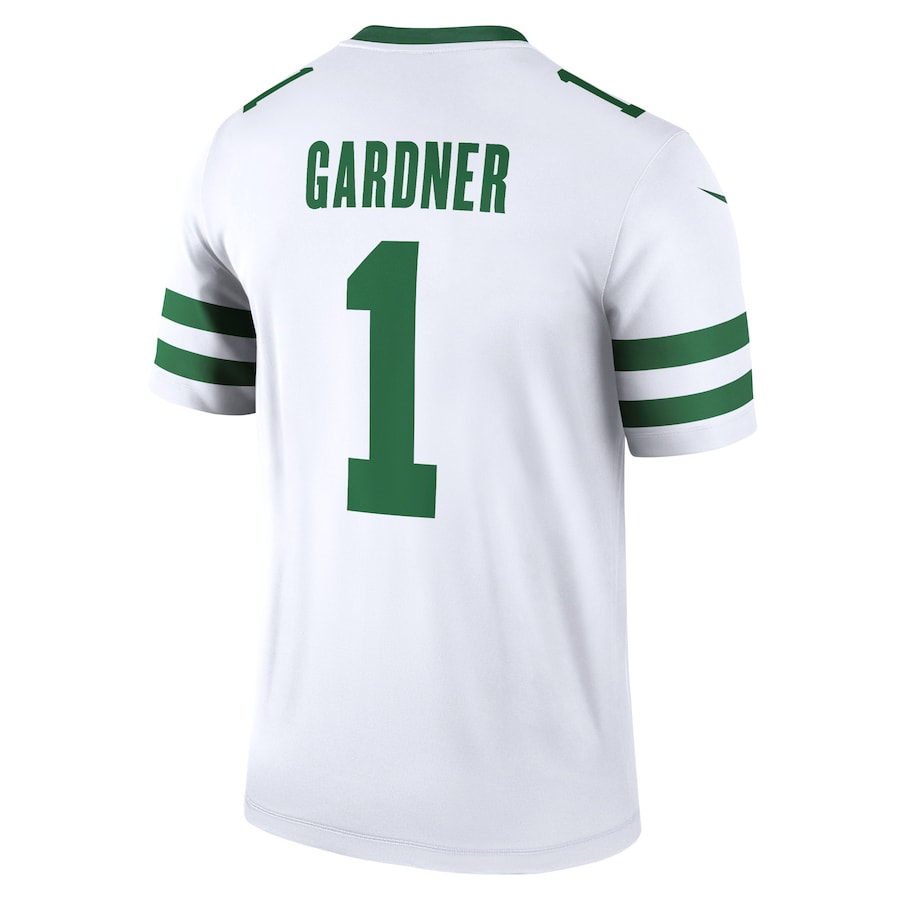 New York Jets Sauce Gardner Legacy White Legend Jersey - Sportcify High Quality American Football Jerseys | NFL Jerseys