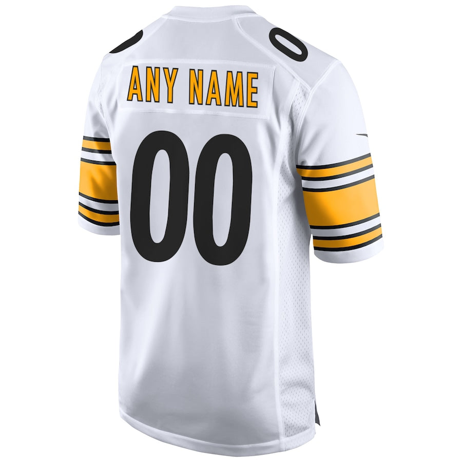 White Pittsburgh Steelers Away Custom Game Jersey - Sportcify High Quality American Football Jerseys | NFL Jerseys