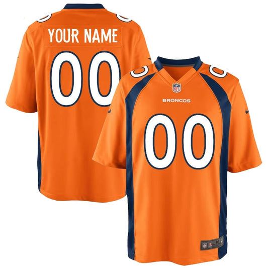 Orange Denver Broncos Custom Team Color - Game Jersey - Sportcify High Quality American Football Jerseys | NFL Jerseys
