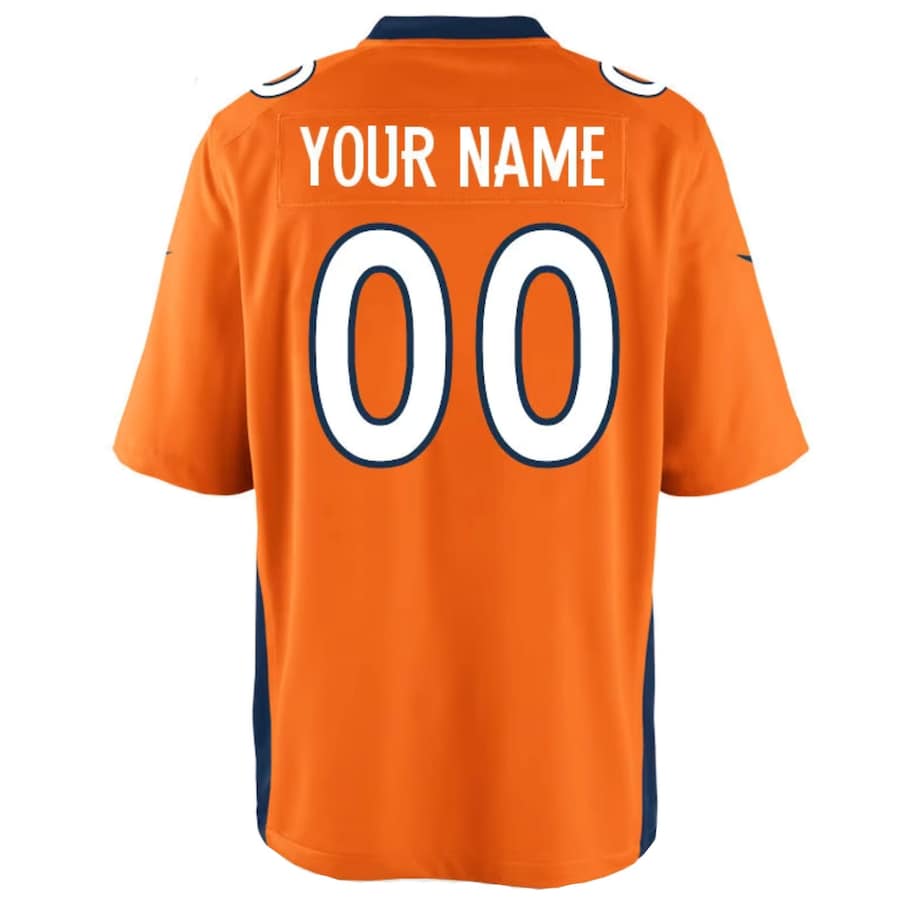 Orange Denver Broncos Custom Team Color - Game Jersey - Sportcify High Quality American Football Jerseys | NFL Jerseys