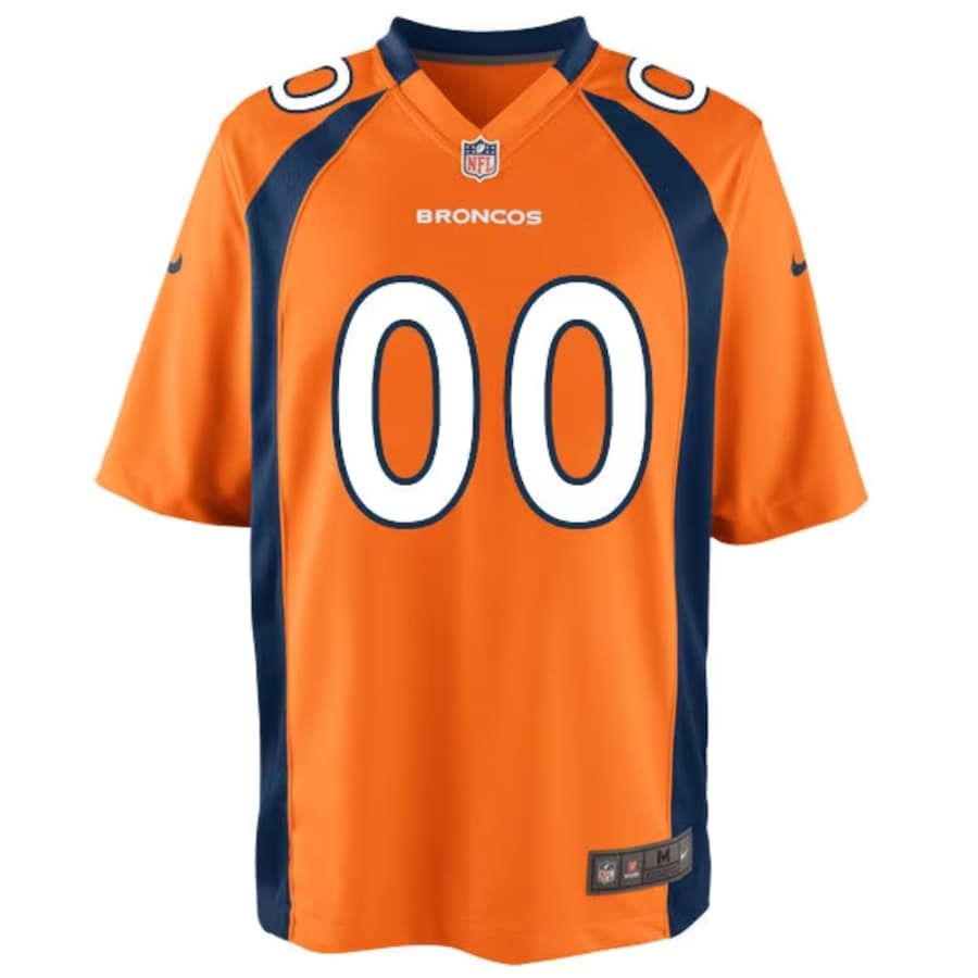 Orange Denver Broncos Custom Team Color - Game Jersey - Sportcify High Quality American Football Jerseys | NFL Jerseys