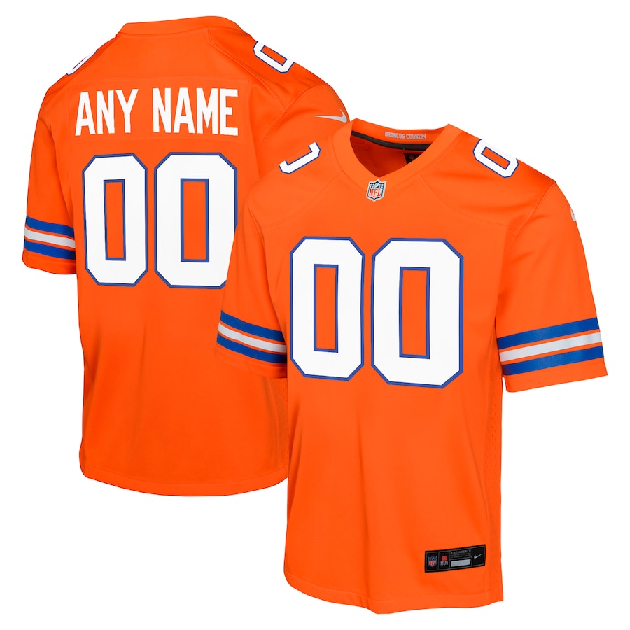 Orange Denver Broncos Mile High Collection 1977 Throwback Custom Game Jersey - Sportcify High Quality American Football Jerseys | NFL Jerseys