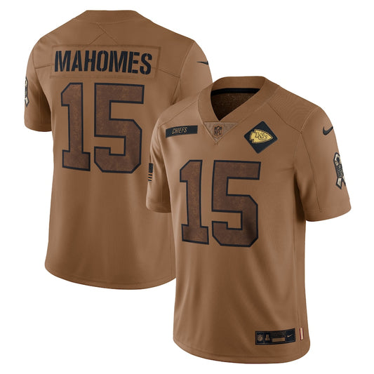 Patrick Mahomes Brown Kansas City Chiefs 2023 Salute To Service Limited Jersey - Sportcify High Quality American Football Jerseys | NFL Jerseys