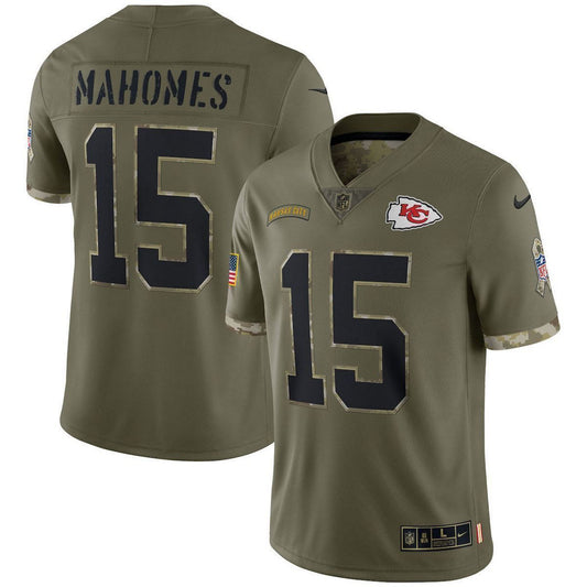 Patrick Mahomes Olive Kansas City Chiefs 2022 Salute To Service Limited Jersey - Sportcify High Quality American Football Jerseys | NFL Jerseys
