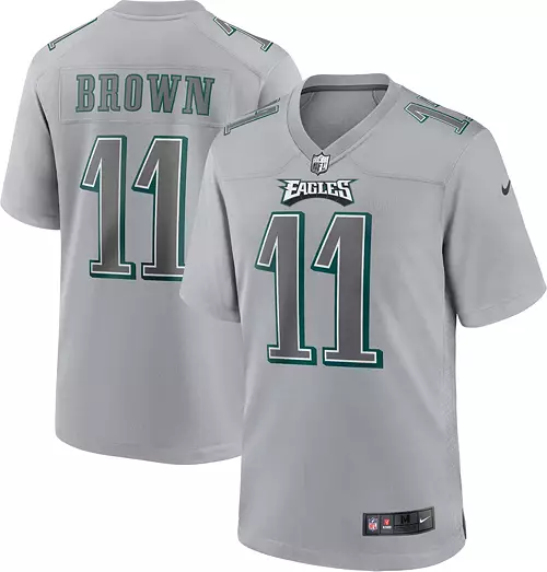 Philadelphia Eagles A.J. Brown Atmosphere Grey Game Jersey - Sportcify High Quality American Football Jerseys | NFL Jerseys