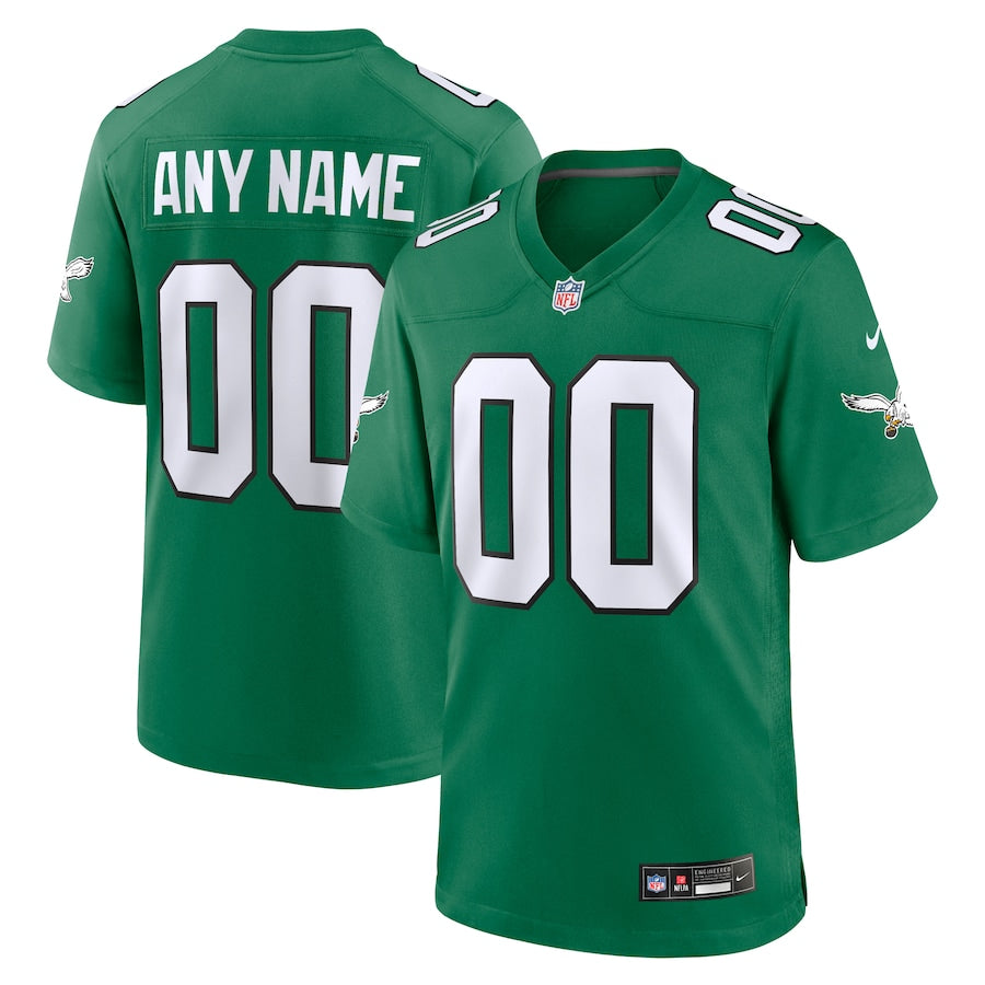 Philadelphia Eagles Kelly Green Alternate Custom Game Jersey - Sportcify High Quality American Football Jerseys | NFL Jerseys