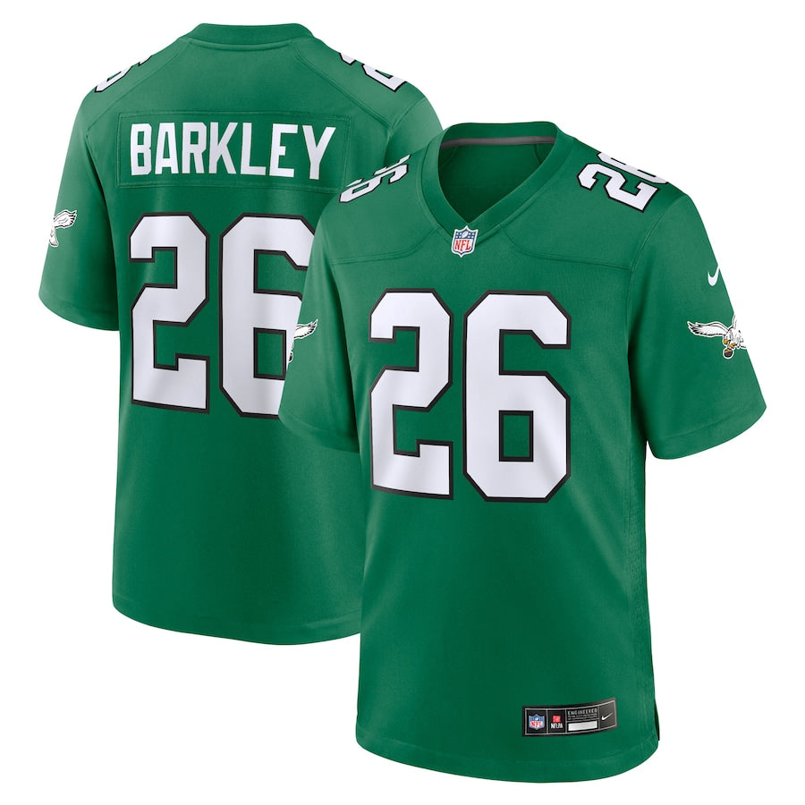 Philadelphia Eagles Saquon Barkley Kelly Green Alternate Game Jersey - Sportcify High Quality American Football Jerseys | NFL Jerseys