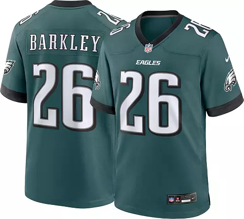 Philadelphia Eagles Saquon Barkley Sport Teal Game Jersey - Sportcify High Quality American Football Jerseys | NFL Jerseys