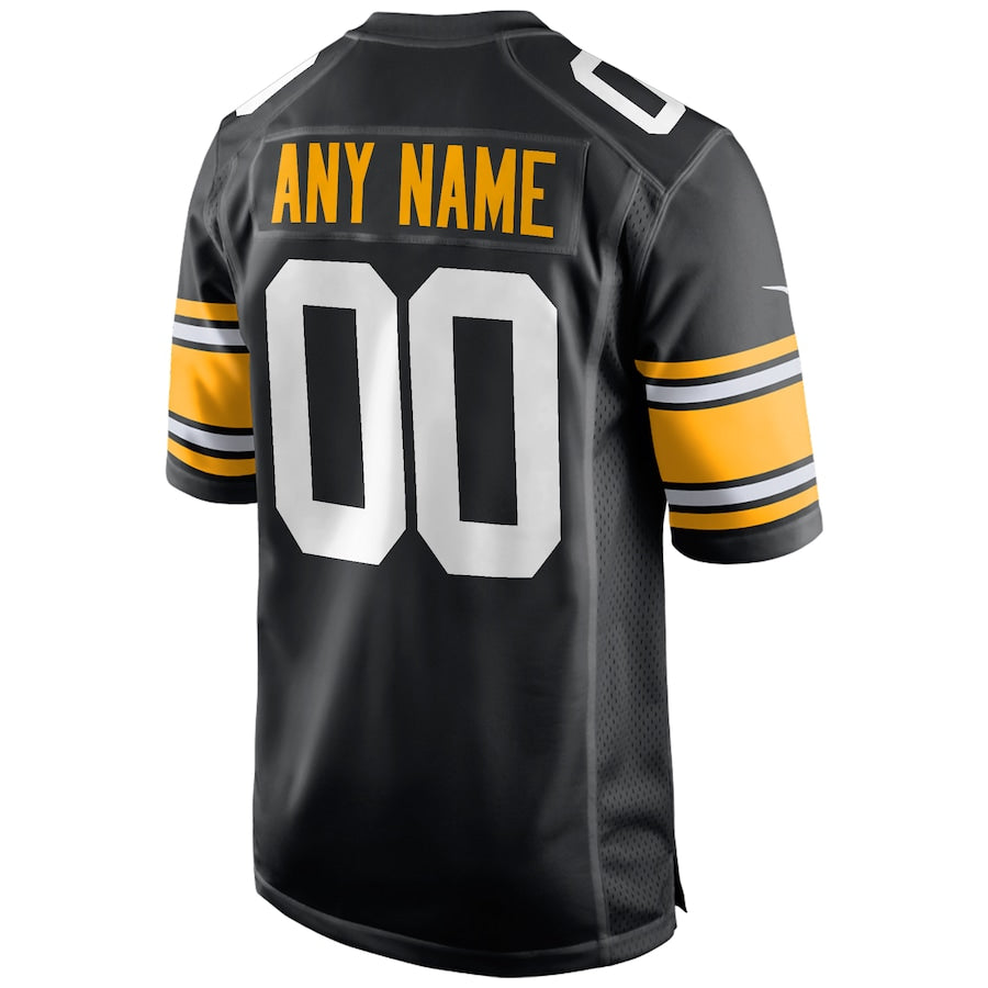 Pittsburgh Steelers Black-White Alternate Custom Game Jersey - Sportcify High Quality American Football Jerseys | NFL Jerseys