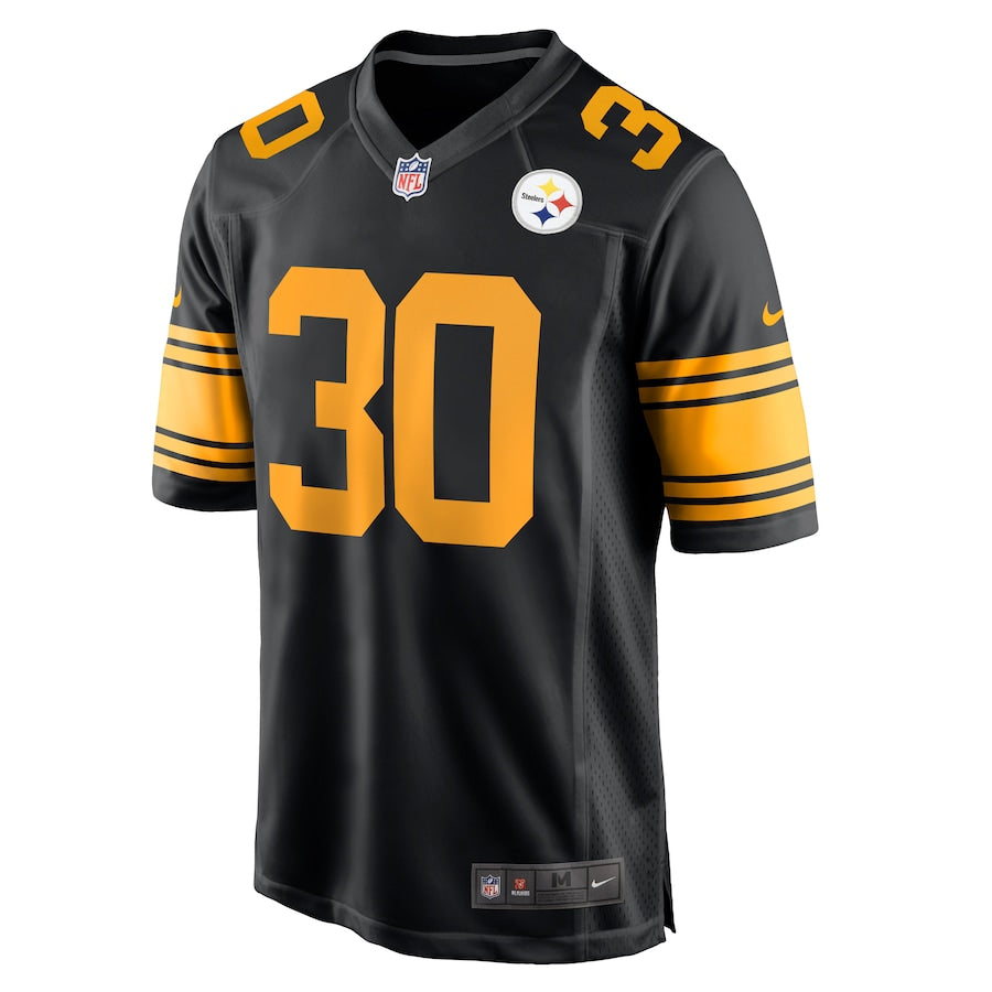 Pittsburgh Steelers Jaylen Warren Black Alternate Game Jersey - Sportcify High Quality American Football Jerseys | NFL Jerseys