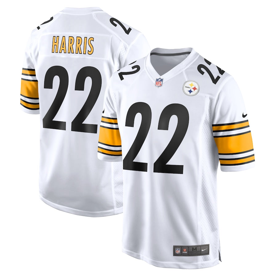 Pittsburgh Steelers Najee Harris White Game Jersey - Sportcify High Quality American Football Jerseys | NFL Jerseys