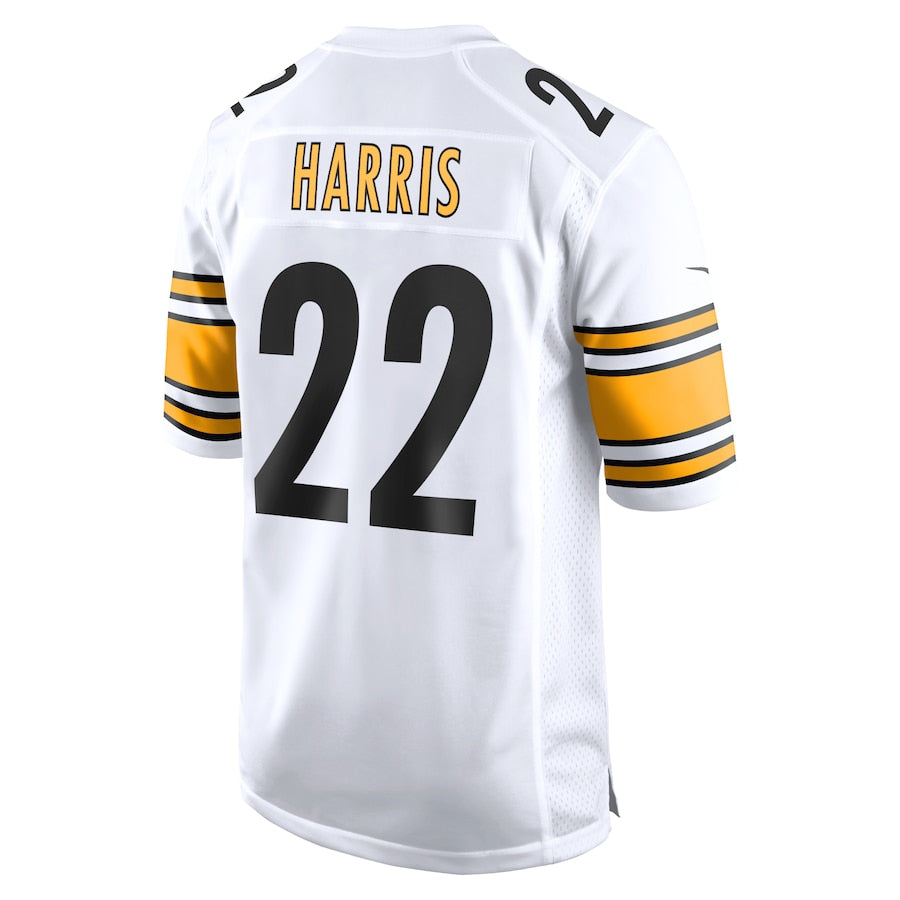 Pittsburgh Steelers Najee Harris White Game Jersey - Sportcify High Quality American Football Jerseys | NFL Jerseys